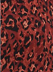 Plus Size Fit & Flare Tank - Textured Stretch Rayon Leopard Red, LEOPARD - RED, alternate
