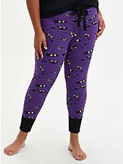 Plus Size Sleep Legging - Mummy Wrap Purple, MULTI, alternate