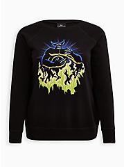 Sweatshirt - Fleece Disney Fantasia Chernabog Wings, DEEP BLACK, hi-res