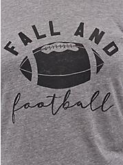 Classic Fit Raglan Top - Triblend Jersey Fall And Football Grey, MEDIUM HEATHER GREY, alternate