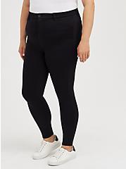 Plus Size MidFit Skinny Pant - Luxe Ponte Black, DEEP BLACK, hi-res