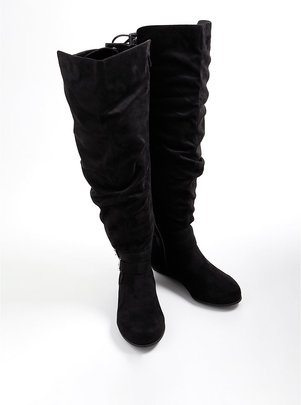 2018 Women Boots Autumn Winter Ladies Fashion Boots Shoes Over The Knee Thigh High Suede Long Boots,Black,7.5 This is not a harm