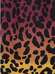 Peasant Blouse - Georgette Ombre Leopard, LEOPARD, alternate