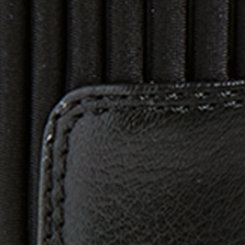 Plus Size Chelsea Bootie - Faux Leather Black (WW), BLACK, swatch