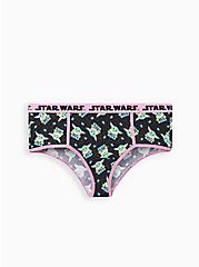 Star Wars Cheeky Panty - Cotton Baby Yoda Black, MULTI, hi-res