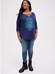Strappy Notch Top - Her Universe Dr. Who , PEACOAT, alternate