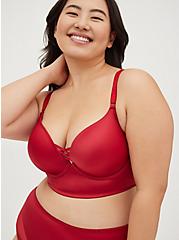 Longline XO Push Up Bra - Shine Red with 360° Back Smoothing™, JESTER RED, alternate
