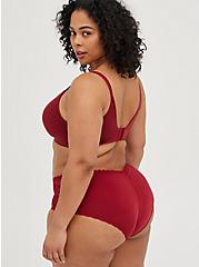 Lightly Lined Everyday Wire-Free Bra - Red with 360° Back Smoothing™, BIKING RED, alternate