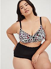 Lightly Lined Everyday Wire-Free Bra - Leopard with 360° Back Smoothing™, FUNKY LEOPARD, alternate