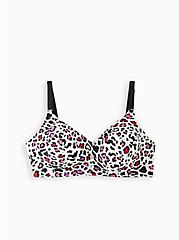 Lightly Lined Everyday Wire-Free Bra - Leopard with 360° Back Smoothing™, FUNKY LEOPARD, hi-res