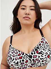 Lightly Lined Everyday Wire-Free Bra - Leopard with 360° Back Smoothing™, FUNKY LEOPARD, hi-res
