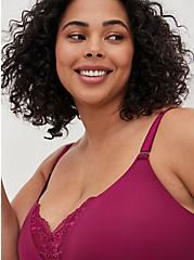 Lightly Lined Everyday Wire-Free Bra - Microfiber Pink with 360° Back Smoothing™, NAVARRA, alternate