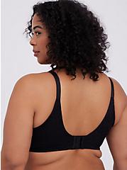 Lightly Lined Wire-Free Bra - Lace Black with 360° Back Smoothing™, BLACK, alternate