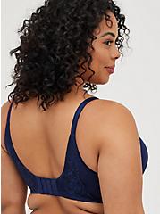 Wire-Free Lightly Lined Lace Inset 360° Back Smoothing™ Bra, PEACOAT, alternate