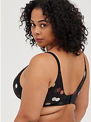 Plus Size Push-Up Wire-Free Bra - Microfiber Lights Black with 360° Back Smoothing™, HOLIDAY LIGHTS- BLACK , alternate