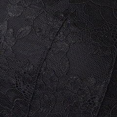 Wire-Free Push-Up Lace 360° Back Smoothing™ Bra, RICH BLACK, swatch