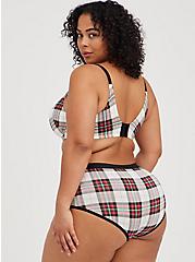 Plus Size Lightly Lined T-Shirt Bra - Plaid White And Red with 360° Back Smoothing™, NEXT TARTAIN PLAID- RED, alternate