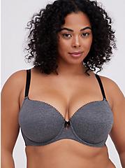 Lightly Lined T-Shirt Bra - Heather Grey, CHARCOAL HEATHER, hi-res