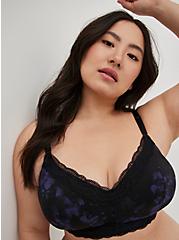 Lightly Lined Everyday Wire-Free Bra - Ocean Blue with 360° Back Smoothing™ , OCEAN TIE DYE- BLACK, hi-res