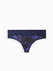 Thong Panty - Second Skin Deep Blue, DEEP SPACE- NAVY, hi-res
