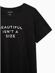 Plus Size Slim Fit Crew Tee – Beautiful Isn't A Size Black, DEEP BLACK, alternate