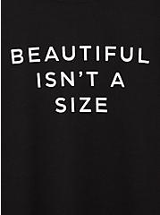 Slim Fit Crew Tee – Beautiful Isn't A Size Black, DEEP BLACK, alternate