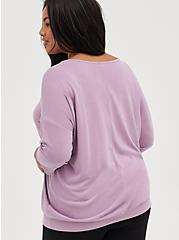 Plus Size Pullover Dolman - Cupro Purple, PURPLE, alternate