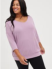 Plus Size Pullover Dolman - Cupro Purple, PURPLE, hi-res