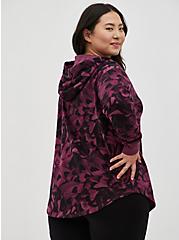 Drop Shoulder Relaxed Fit Sweater - Everyday Fleece Wings Violet, OTHER PRINTS, alternate