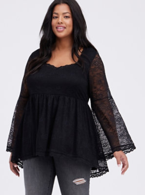 torrid lace top