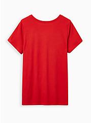 Plus Size Everyday Tee - Signature Jersey Red, RED, alternate