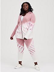 Plus Size Breast Cancer Awareness Classic Fit Active Jogger - Everyday Fleece Tie-Dye Pink , TIE DYE, alternate