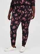 Breast Cancer Awareness Classic Fit Active Jogger - Everyday Fleece Roses Black, , hi-res