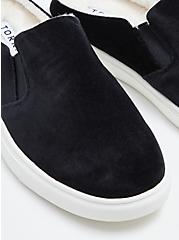 Plus Size Slip-On Sneaker - Velvet & Fur Lined Black (WW), BLACK, alternate