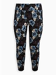 Pixie Pant - Luxe Ponte Floral Skull, MULTI FORAL, hi-res