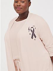 Breast Cancer Awareness Sleep Robe - Super Soft Plush Strong Pink, PINK, alternate