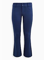 Plus Size Mid-Rise Trouser - Luxe Ponte Dark Blue, DRESS BLUE, hi-res