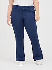Plus Size Mid-Rise Trouser - Luxe Ponte Dark Blue, DRESS BLUE, hi-res