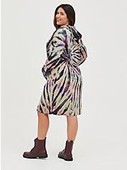 Hooded Dress - French Terry Multi Tie Dye, TIE DYE, alternate
