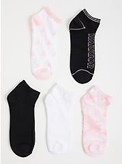 Breast Cancer Awareness Ankle Socks - Pack of 5, MULTI, hi-res