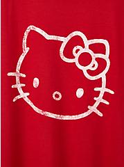Plus Size Slim Fit Crew Tee - Signature Jersey Hello Kitty Red, RED, alternate