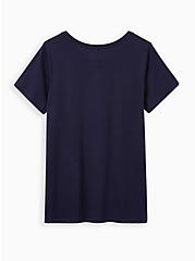 Plus Size Slim Fit Crew Tee - Signature Jersey Mister Rodgers Navy, PEACOAT, alternate