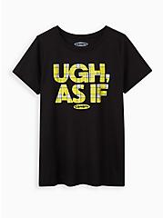 Plus Size Slim Fit Crew Tee - Signature Jersey Clueless As If Black, DEEP BLACK, hi-res