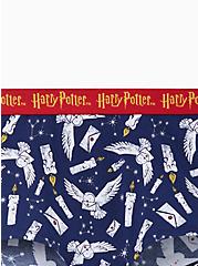 Plus Size Harry Potter Seamless Boyshort Panty - Cotton Hedwig Navy Blue, MULTI, alternate