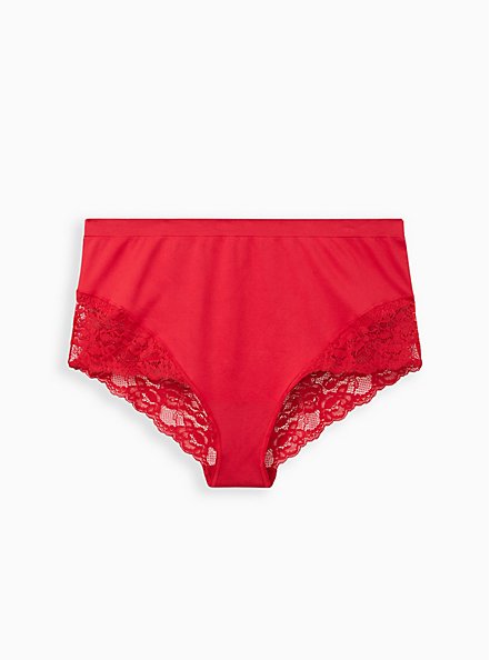 Seamless Flirt High Waist Cheeky Panty - Red, JESTER RED, hi-res