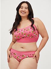 Seamless Hipster Panty - Pizza Hearts Pink, PIZZA MY HEART- PINK, hi-res