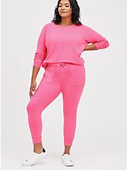 Classic Fit Jogger - Super Soft Fleece Pink, PINK GLOW, alternate