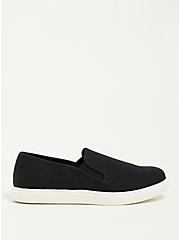Plus Size Slip On Sneaker - Canvas Black (WW), BLACK, alternate