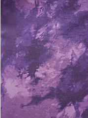 Plus Size Sleep Legging - Dream Fleece Tie Dye Purple, MULTI, alternate