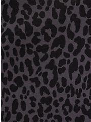 Sleep Cardigan - Super Soft Plush Leopard Black, MULTI, alternate